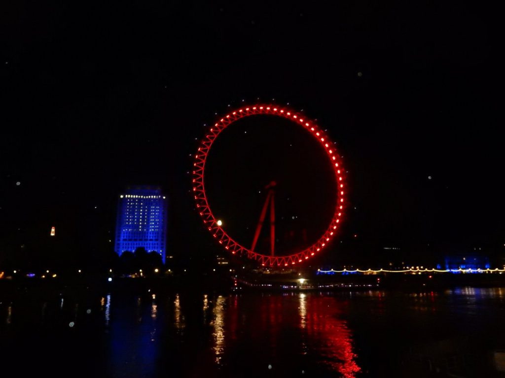 впечатляющие виды ночного Лондона фото
