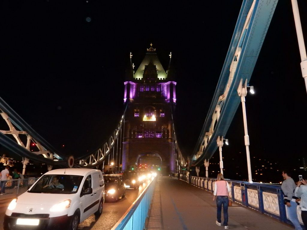 Ночной Лондон и Тауэрский мост фото